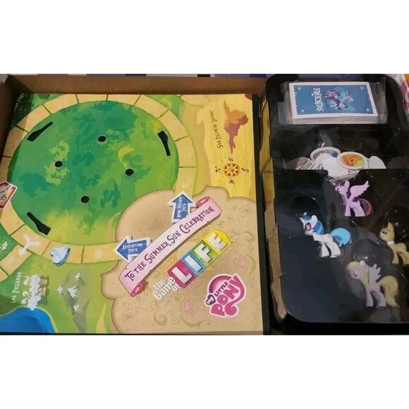 USAOPOLY GAME OF LIFE MY LITTLE PONY Opened Box - Picture 8 of 13